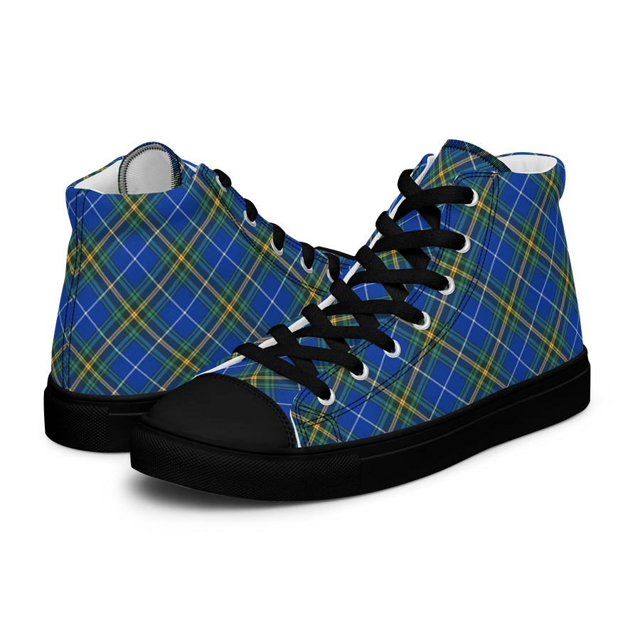 Nova Scotia Tartan Men's High Top Shoes product image (8)