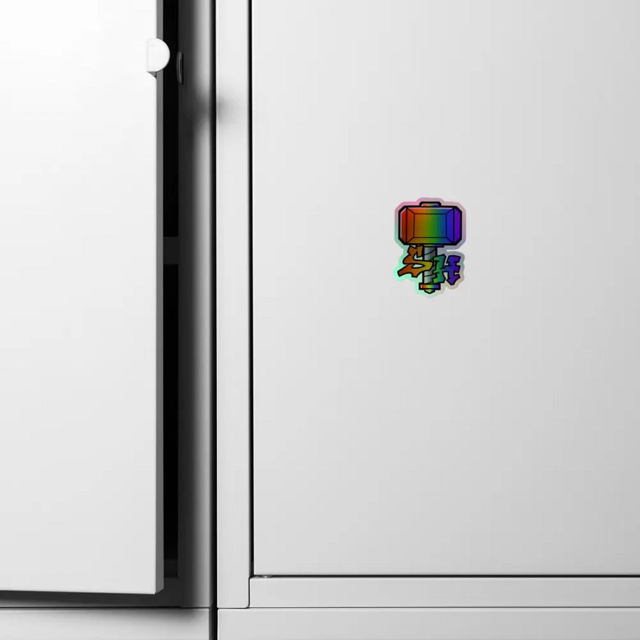 Prismatic Hammer Holographic Sticker Set product image (6)