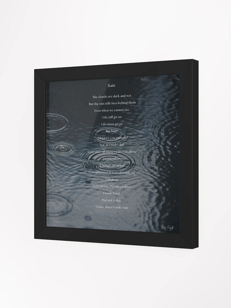 Rain - a Poem by Greg Payette product image (3)