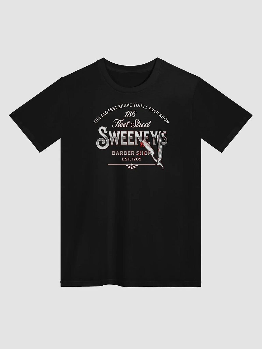 Sweeney Todd Barber Shop Tee – AS Colour Unisex Premium Gothic Broadway Shirt product image (1)