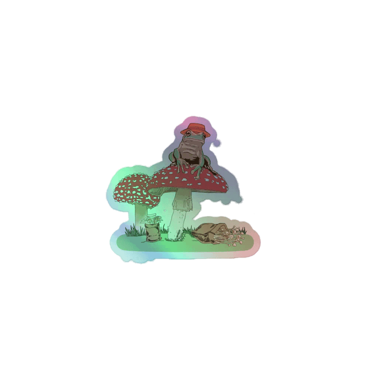 Bob The Frog Holographic Sticker product image (1)