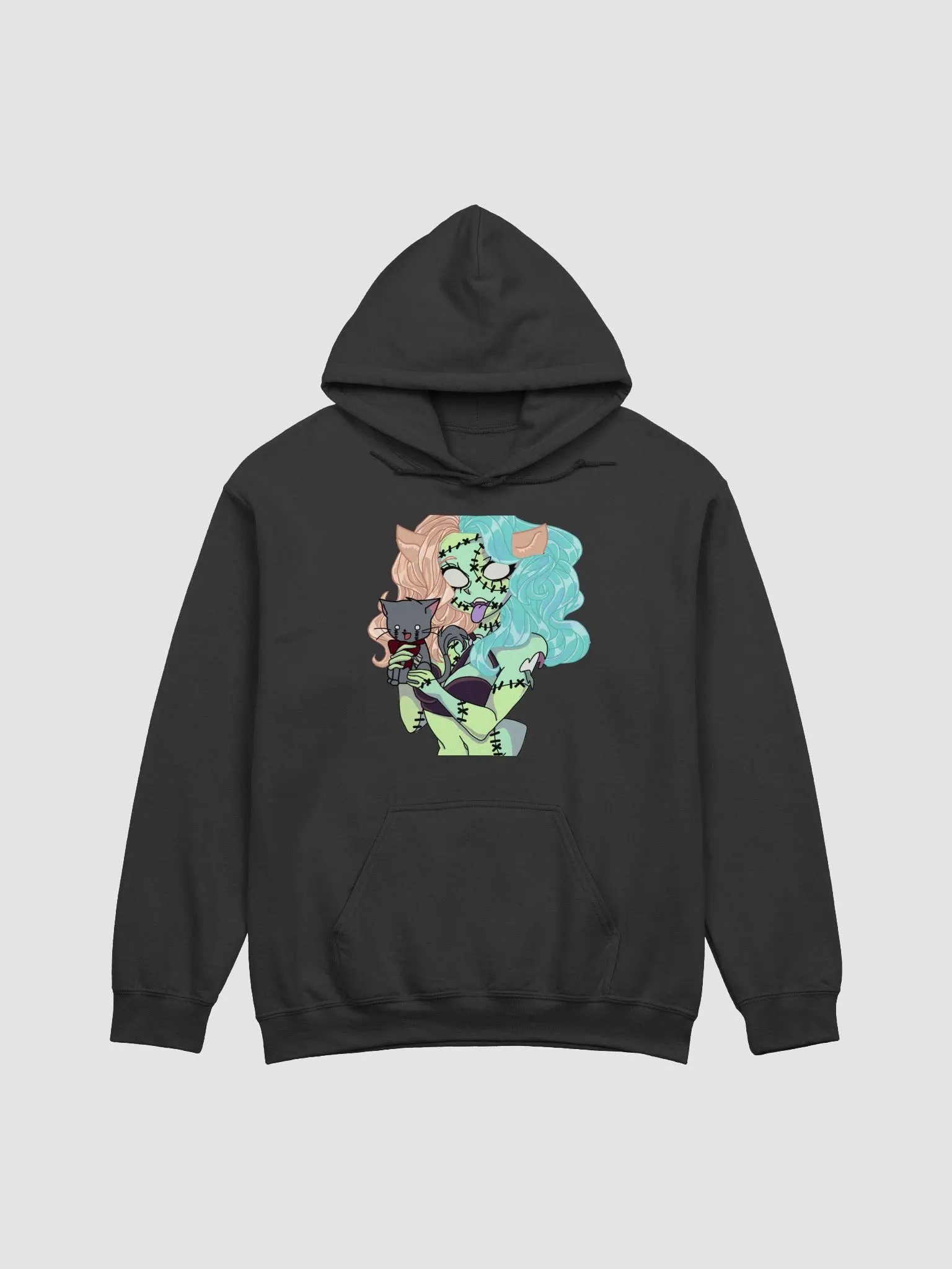 Playful Halloween Cat Hoodie product image (6)
