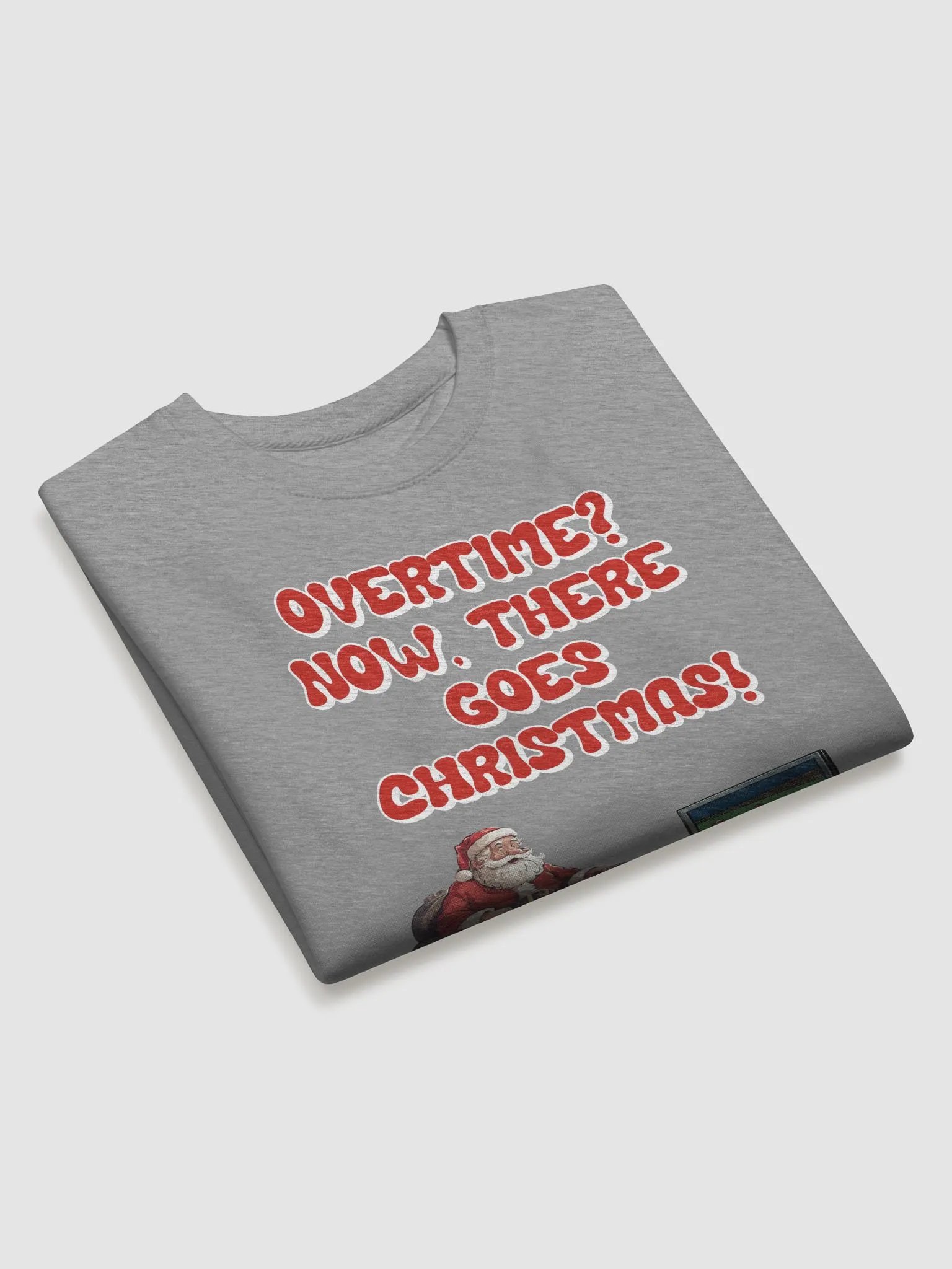 Overtime? Now, There Goes Christmas! - Football Sweatshirt product image (17)