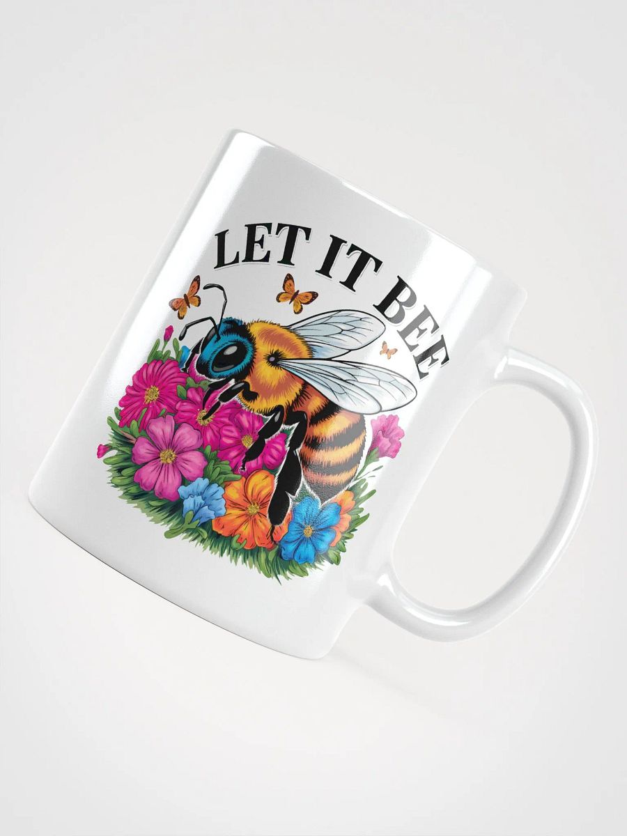 Colorful Let it Bee Flower Mug product image (4)