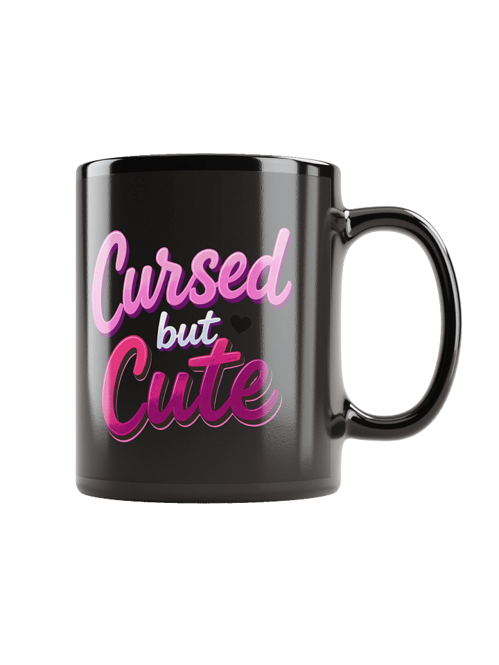 Cursed but Cute - Black Mug product image (1)