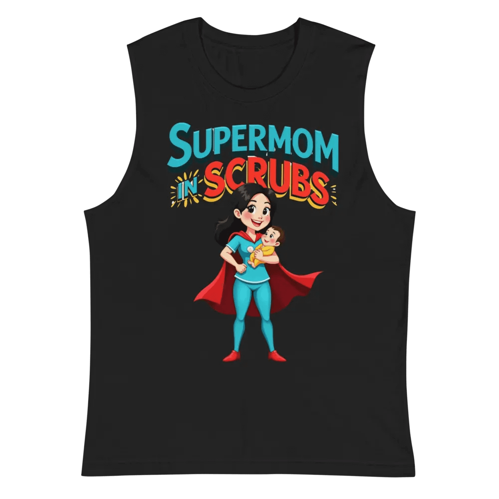 Supermom in Scrubs Muscle Tank product image (3)