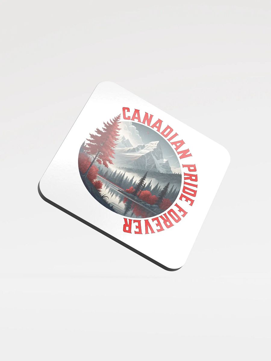 Canadian Pride Forever Glossed Cork Coaster product image (2)