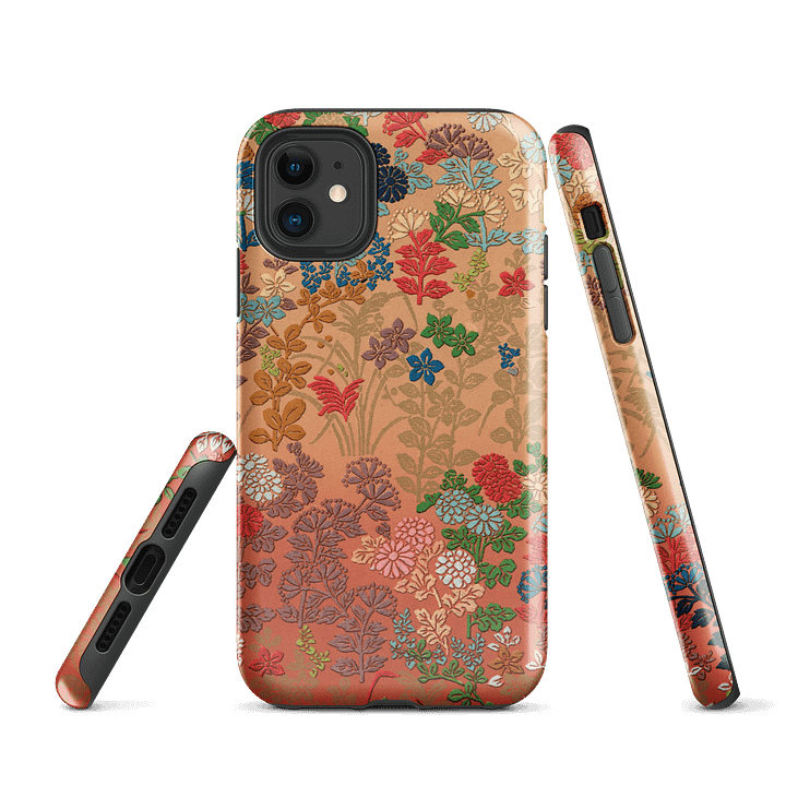 Vintage Japanese Floral Fusion iPhone® Tough Case product image (1)