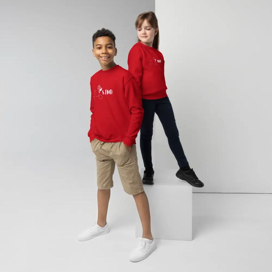 “Bee Kind” Unisex Kids Sweatshirt product image (4)