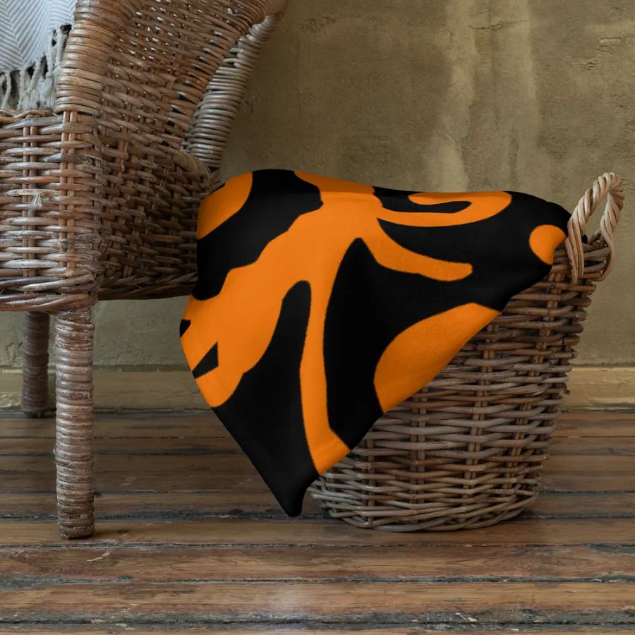 Scary Pumpkins Skull Blanket product image (3)