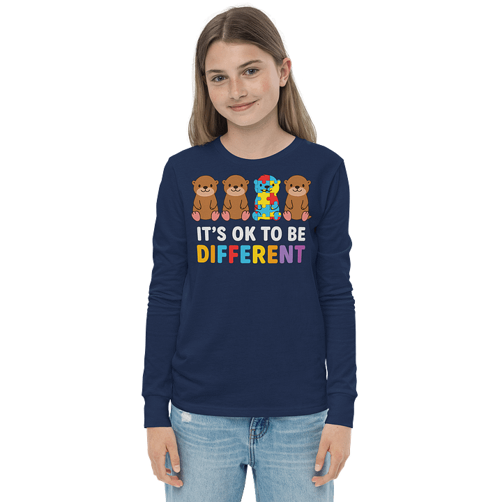 It's Ok To Be Different Youth Long Sleeve T-shirt product image (13)
