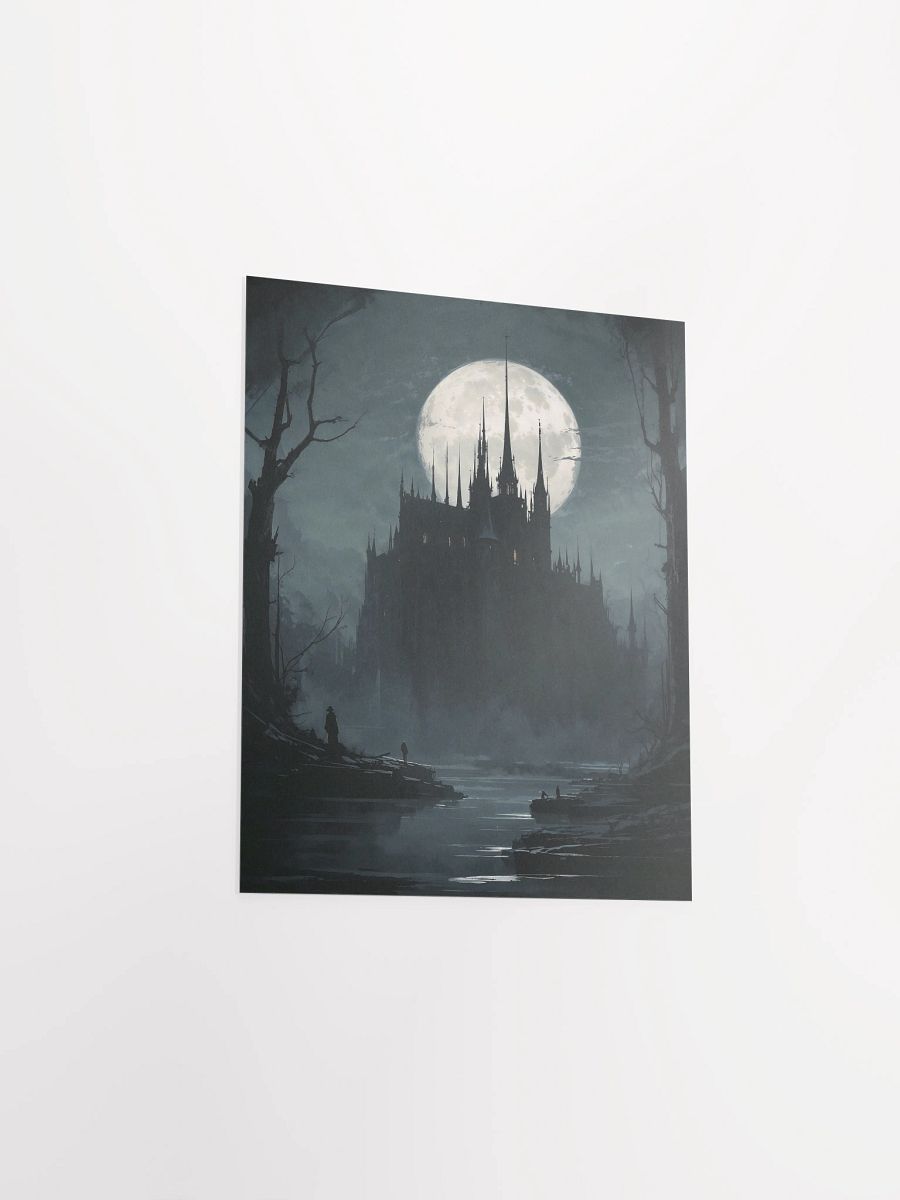 Moonlit Cathedral of the Damned Matte Poster product image (20)