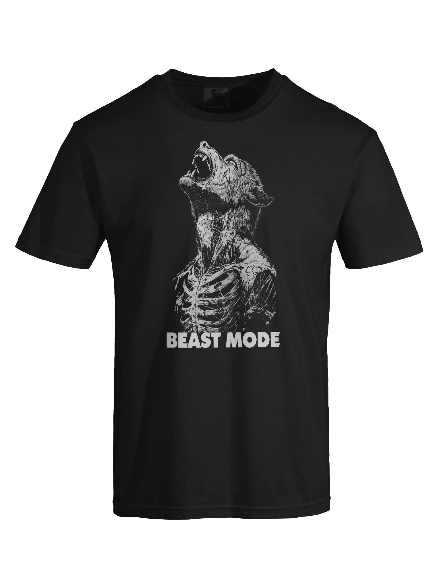 Beast Mode - Werewolf Howling Transformation Monster Horror T-Shirt product image (7)
