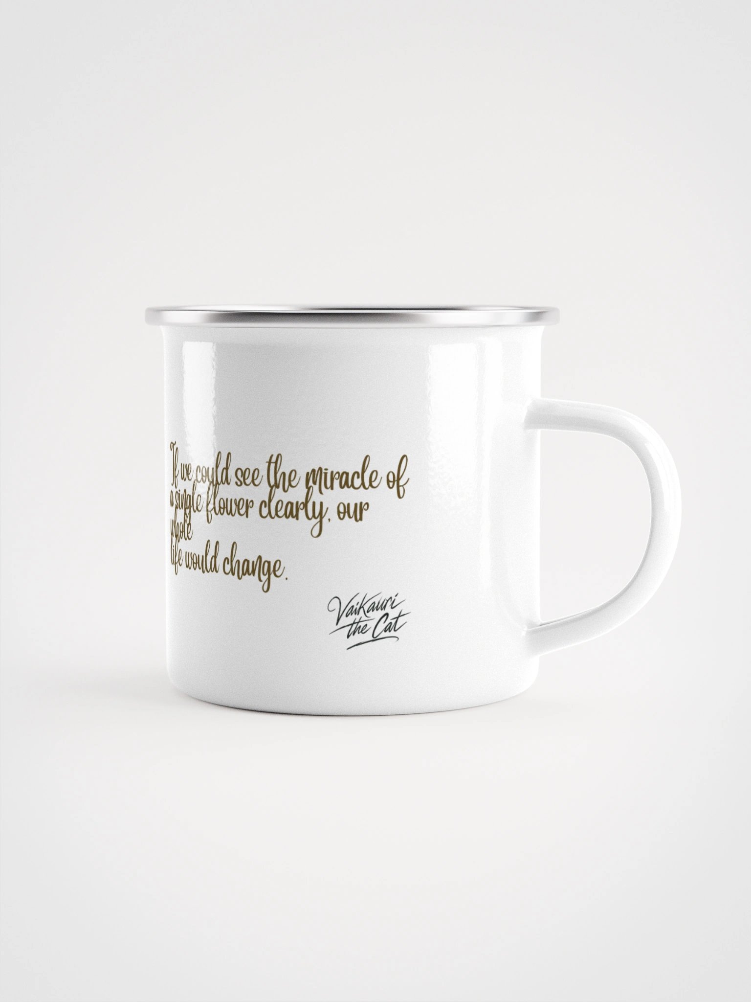 Vaikauri Cat Adventure Enamel Mug product image (1)