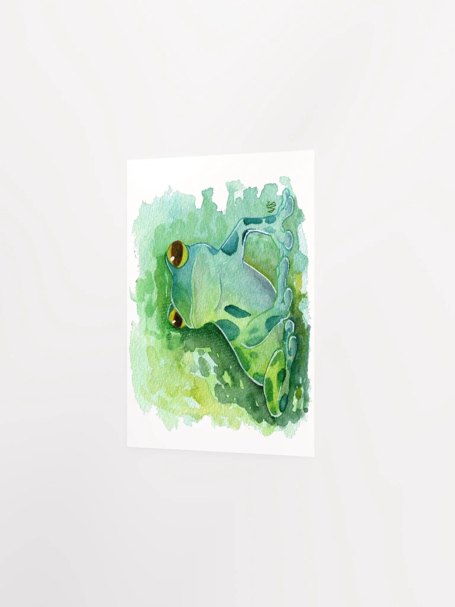 Watercolor Frog Print product image (2)