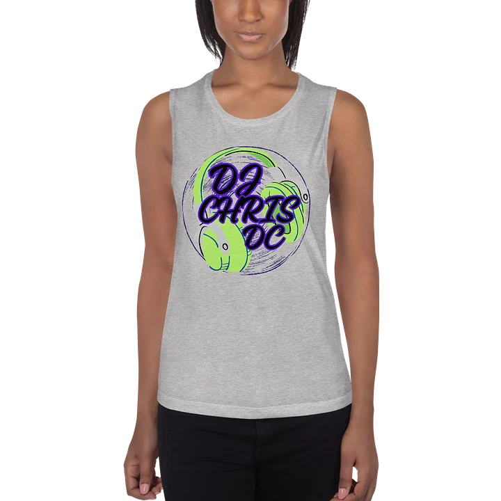 DJ Chris DC Signature Tank With Lime Green Graphic product image (1)