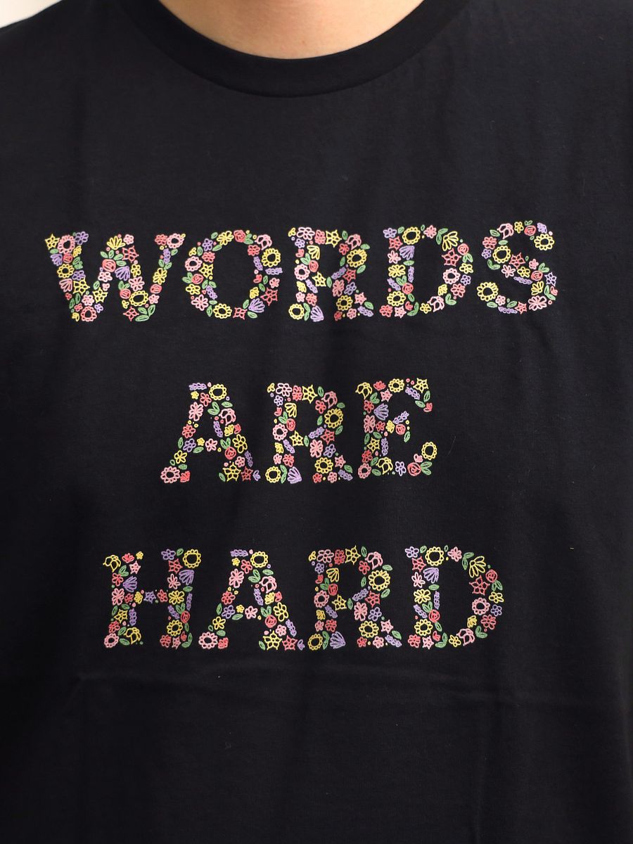 Words Are Hard Floral Unisex Tee product image (4)