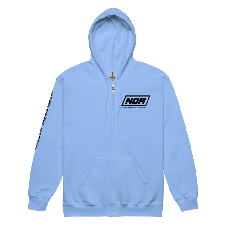 National Dodgeball Association Zip-Up Hoodie (Dark) product image (4)