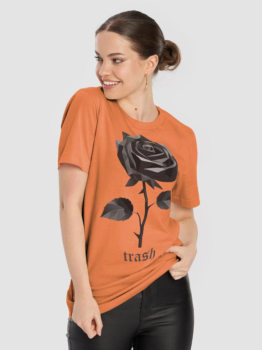 Trash Geometric Rose T-Shirt product image (8)