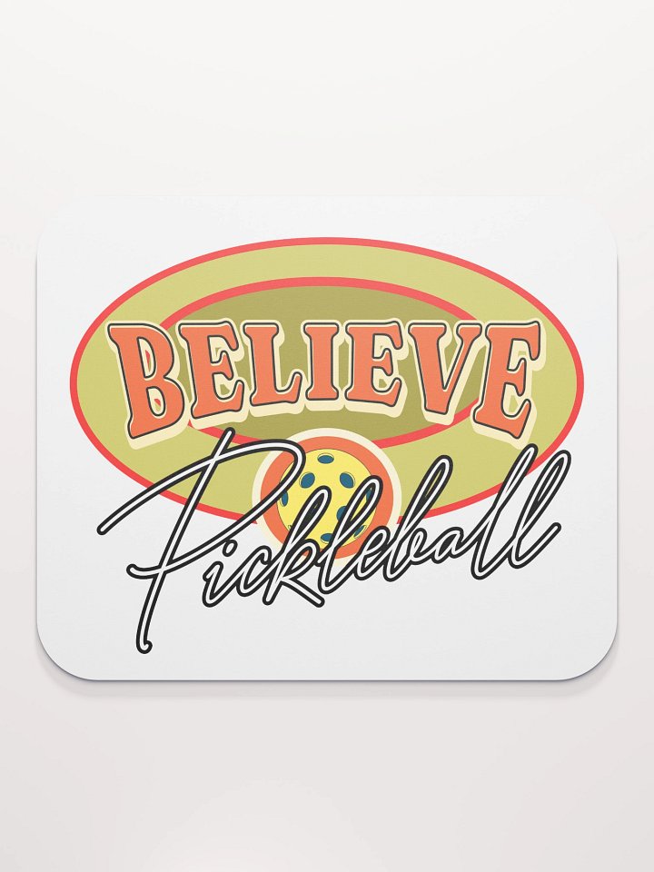 Believe Pickleball Mouse Pad product image (1)