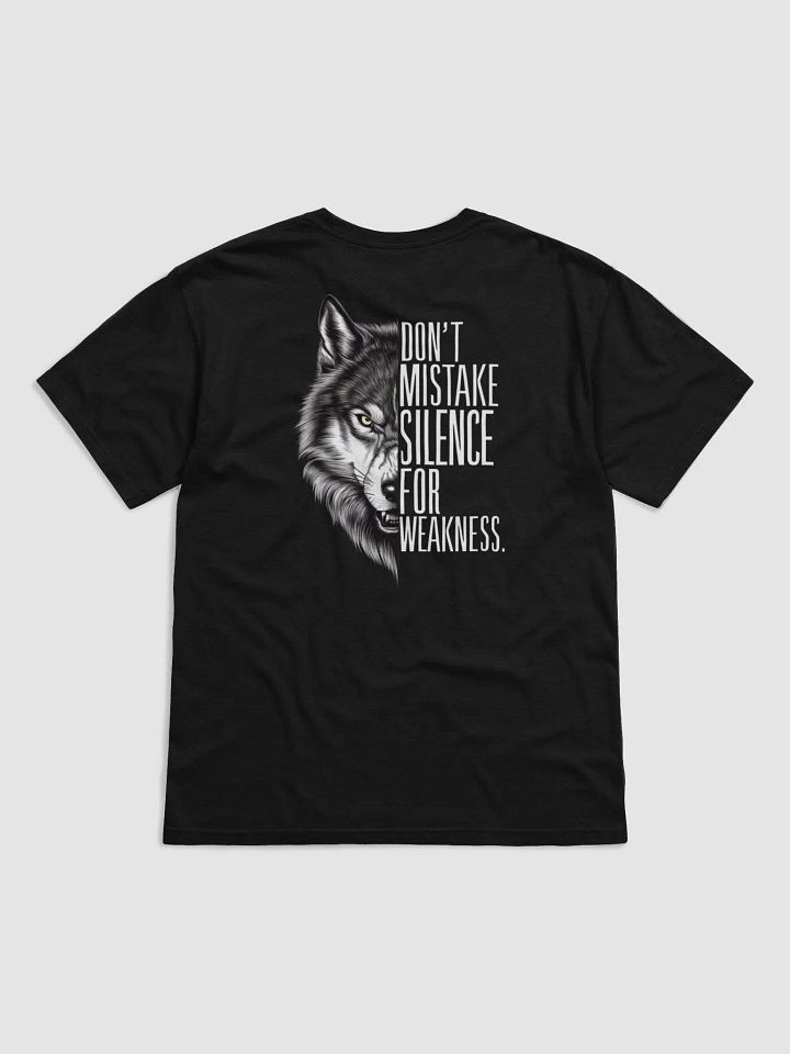 Ethereal Wolf Glitch Art T-Shirt product image (2)