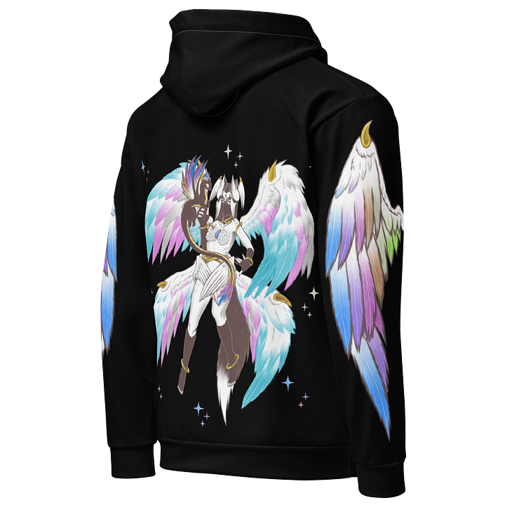 Transgender Pride Angel Hoodie - Positions A product image (1)