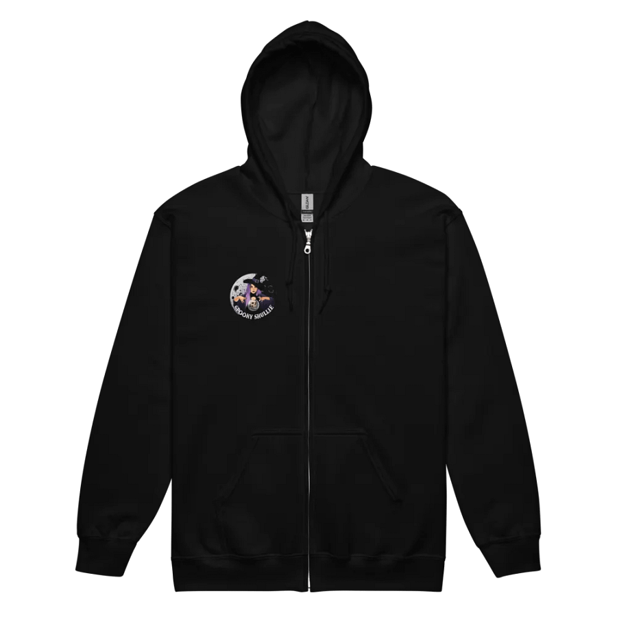 Spooky Skullie Podcast Zipper Hoodie product image (8)