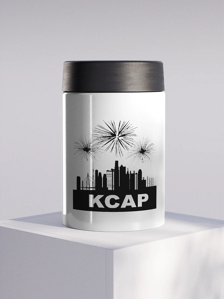 KCAP - Steel Koozie - Black Logo product image (1)