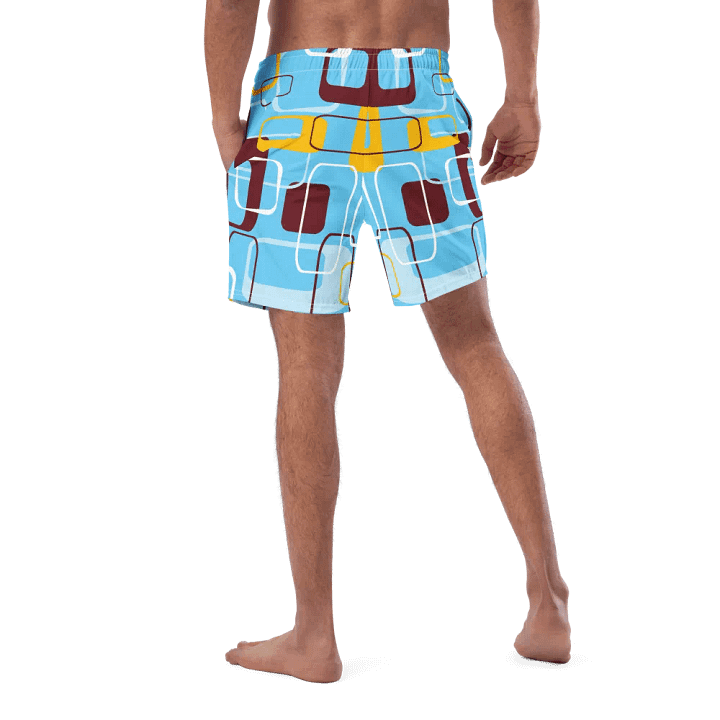Geometric Design Swim Trunks product image (1)