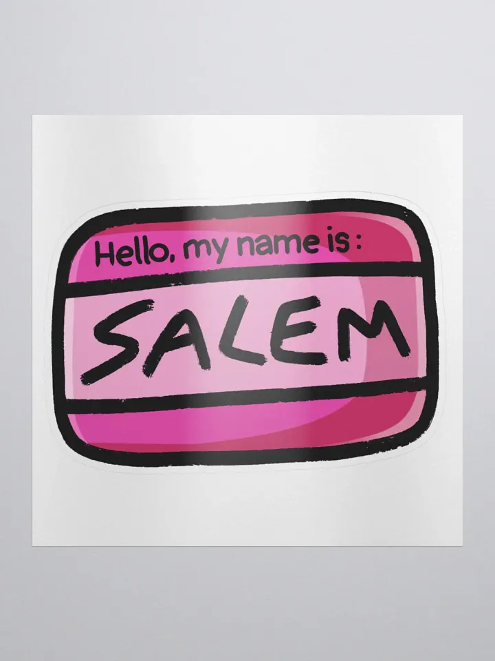 Hello, My Name Is Salem [STICKER] product image (1)