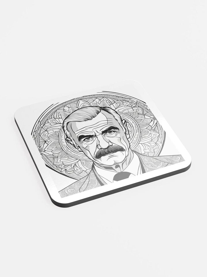 Mandala Mustache Coaster Set product image (2)