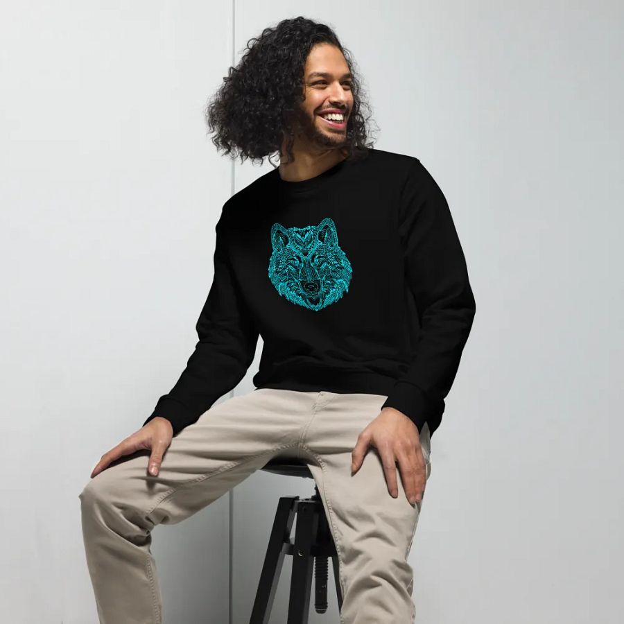 Mystic Wolf Organic Sweatshirt product image (2)