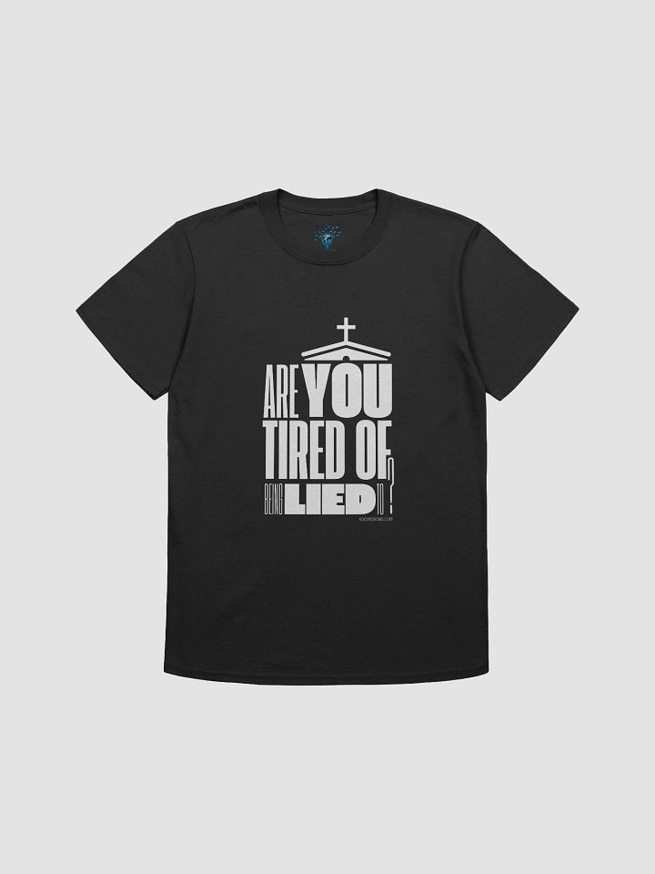 Church Lies Gilden Unisex Lightweight T-Shirt (white) product image (6)