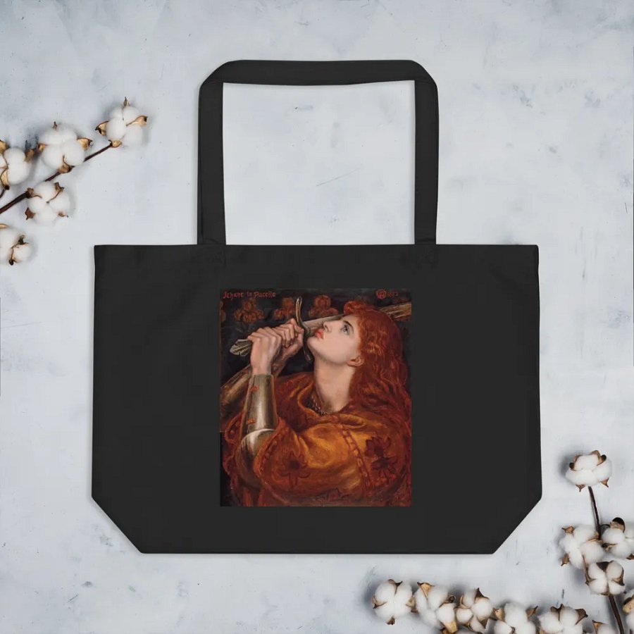 ''Joan of Arc'' Organic Cotton Tote Bag product image (1)