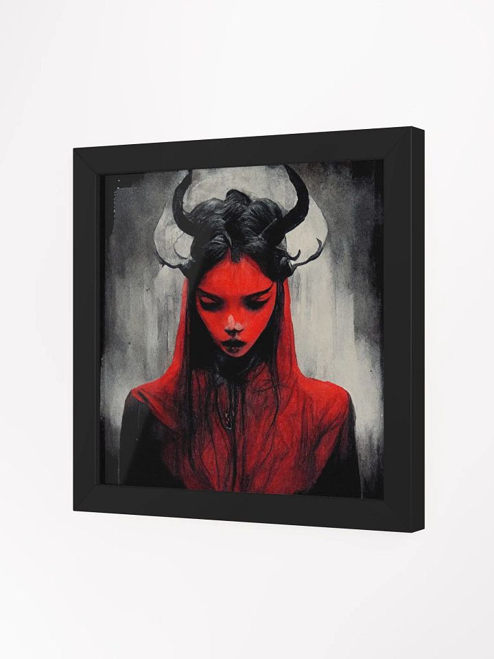 Situational Depression, Vibrant Ayous Wood Framed Matte Poster product image (6)