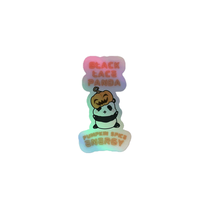 BLP Pumpkin Spice Energy Holographic Sticker (OCT24' LIMITED EDITION) product image (1)