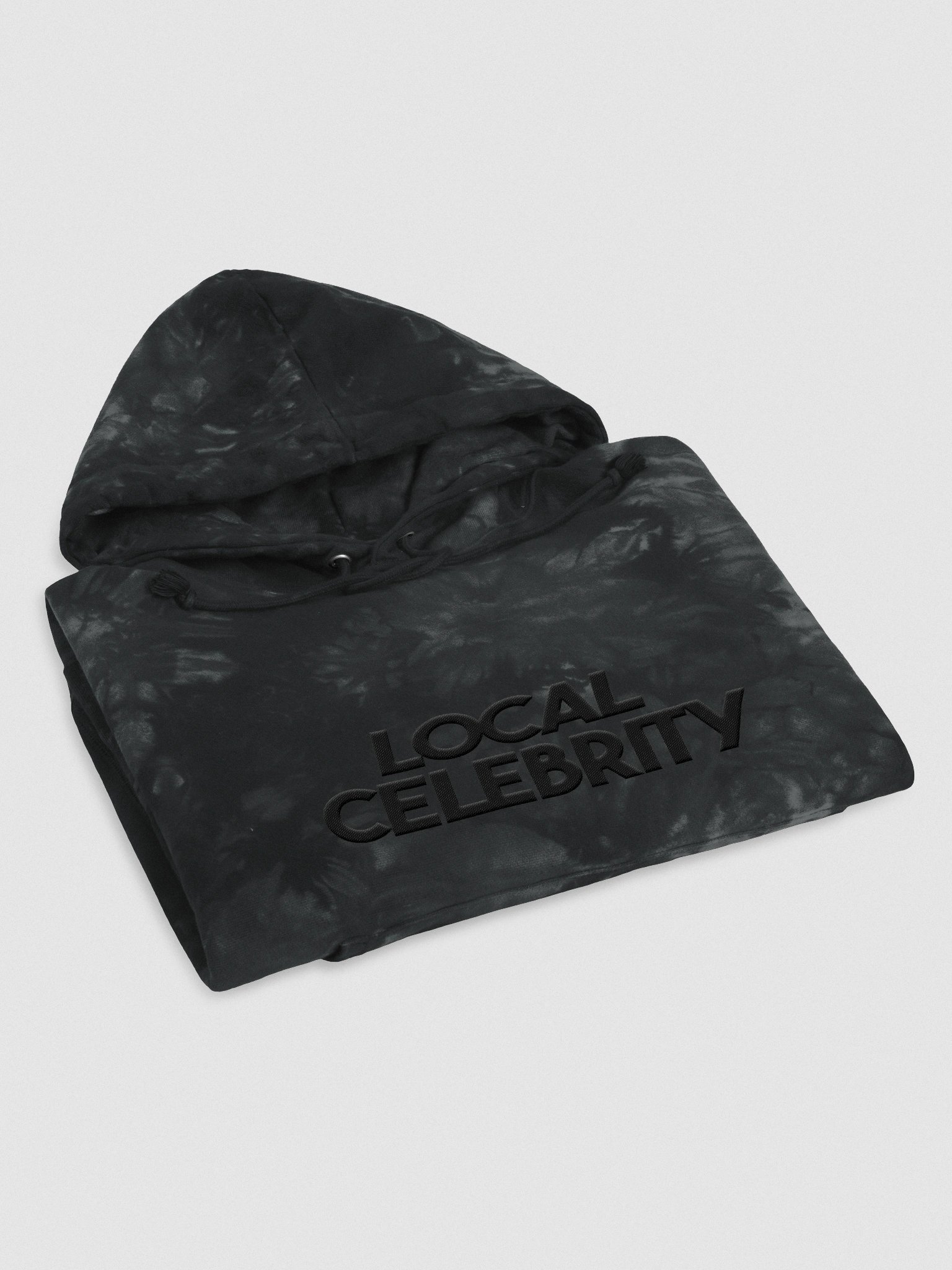Local Celebrity Embroidered Tie Dye Hoodie product image (3)