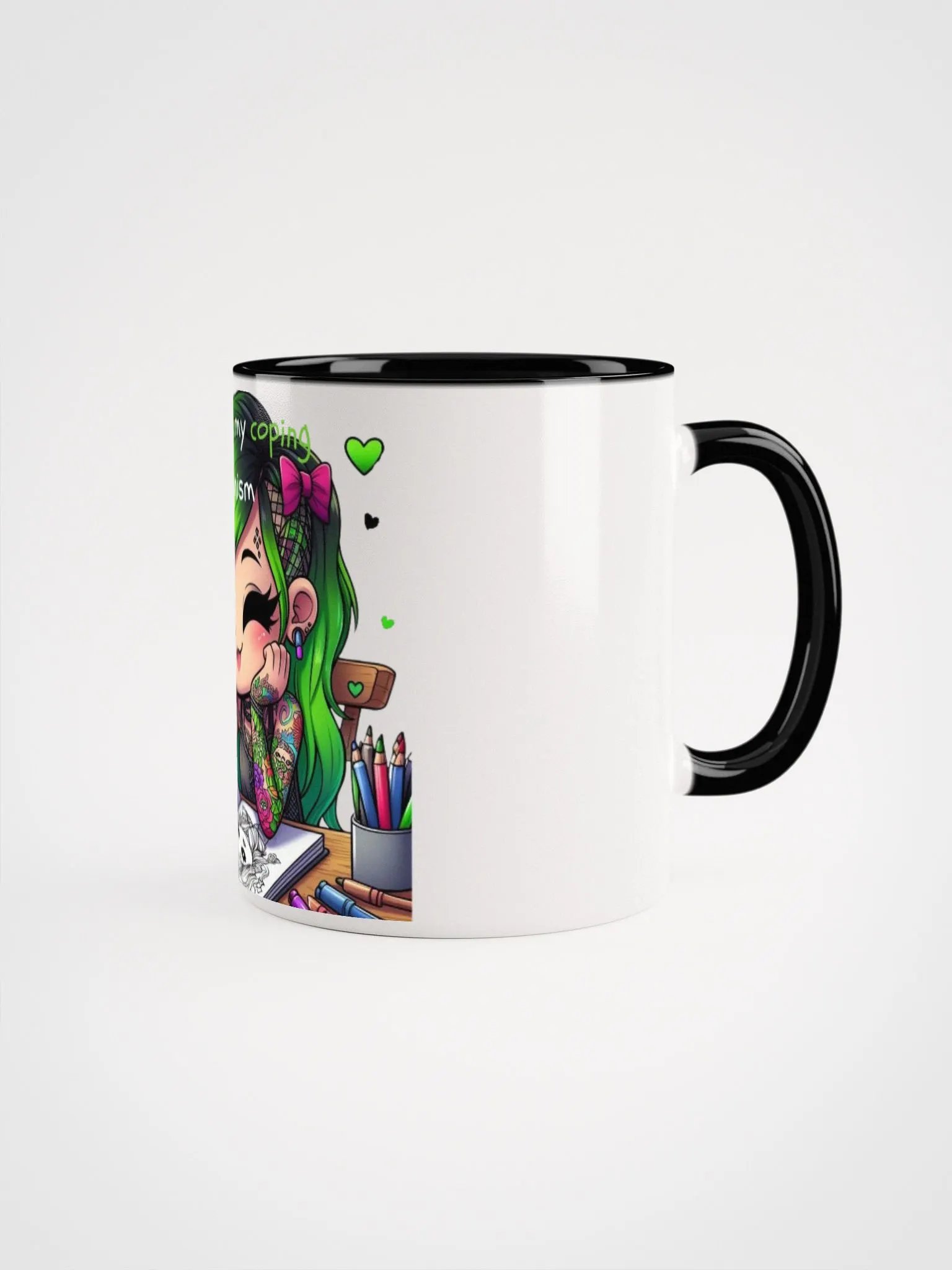 coloring is my coping mechanism mug product image (1)
