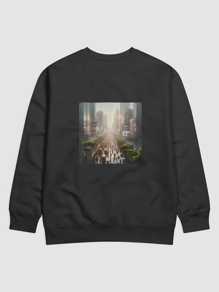 Urban Rainfall Premium Sweatshirt | AI Design product image (2)