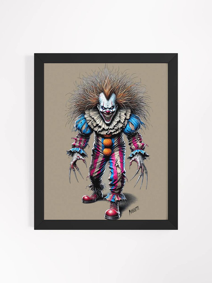 FREAKO the Clown Framed Matte Poster product image (1)