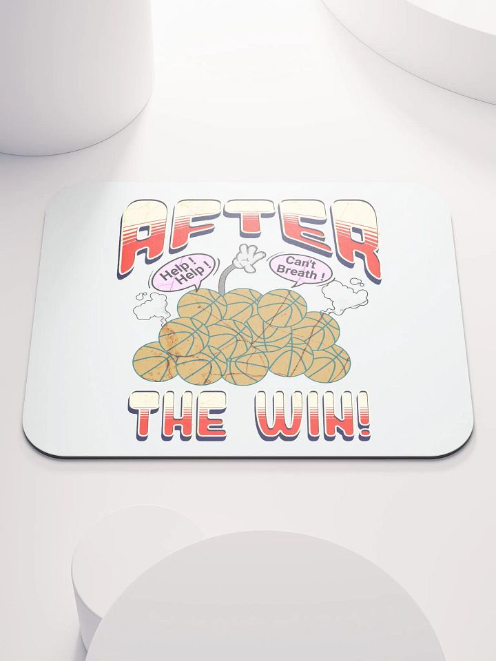 After The Win Basketball Hoops Madness Mouse Pad product image (1)