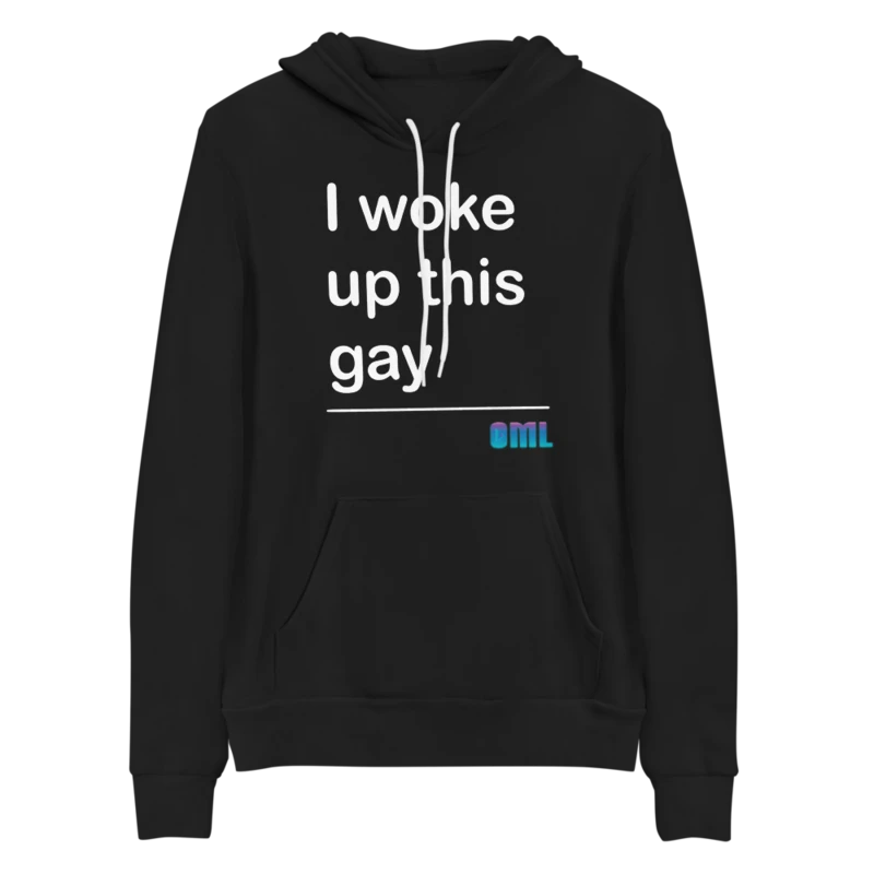 I Woke Up This Gay Hoodie - Black product image (1)