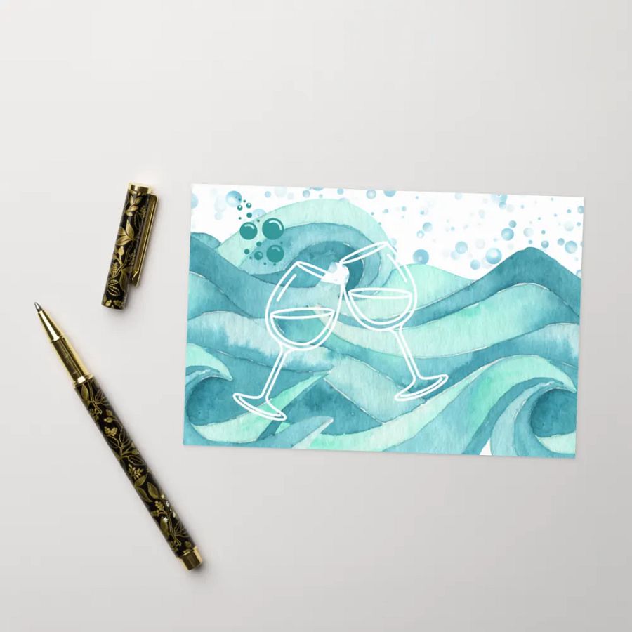 Ocean Toast Greeting Card for special celebrations product image (10)