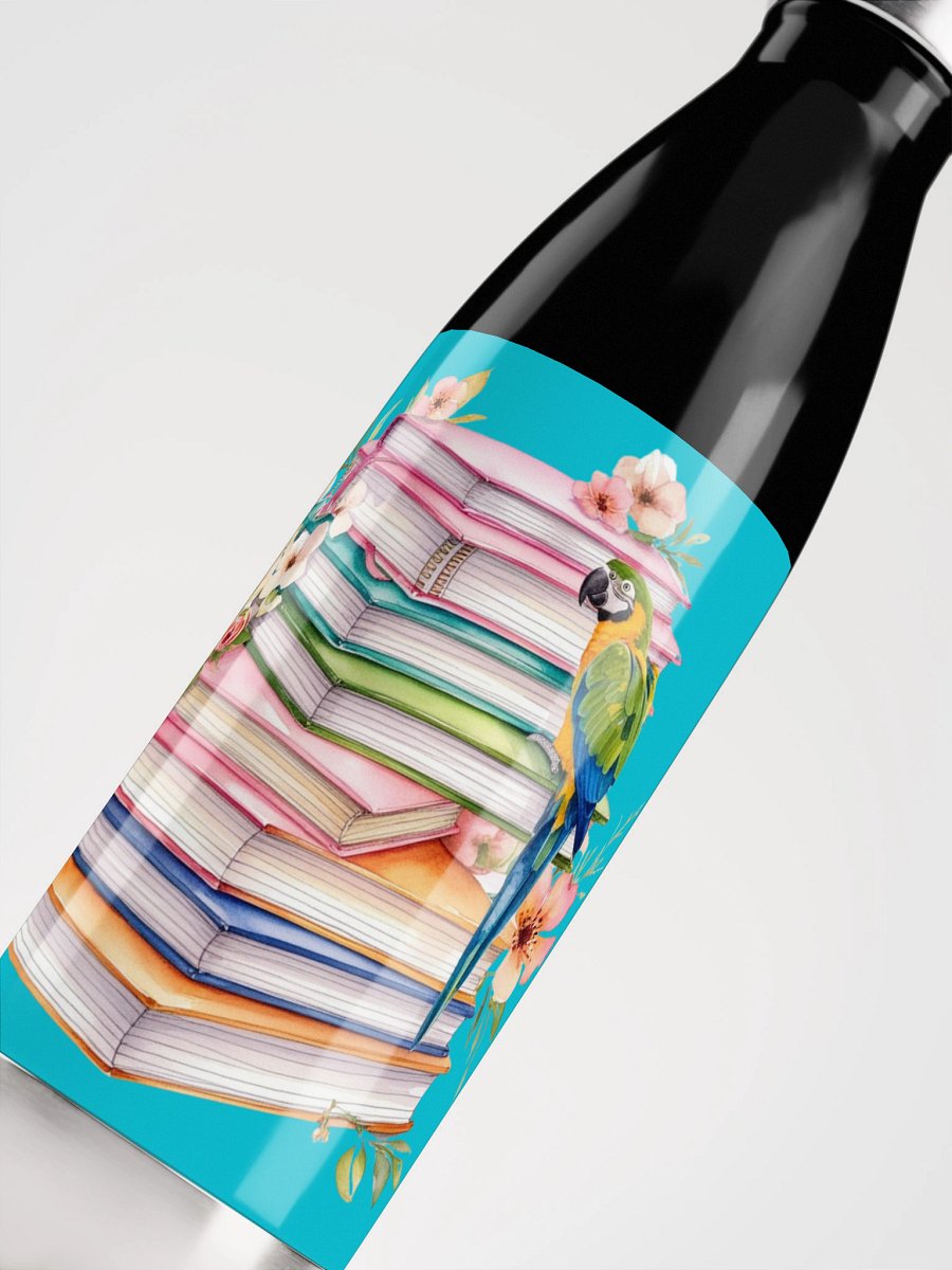 piled books steel water bottle product image (7)