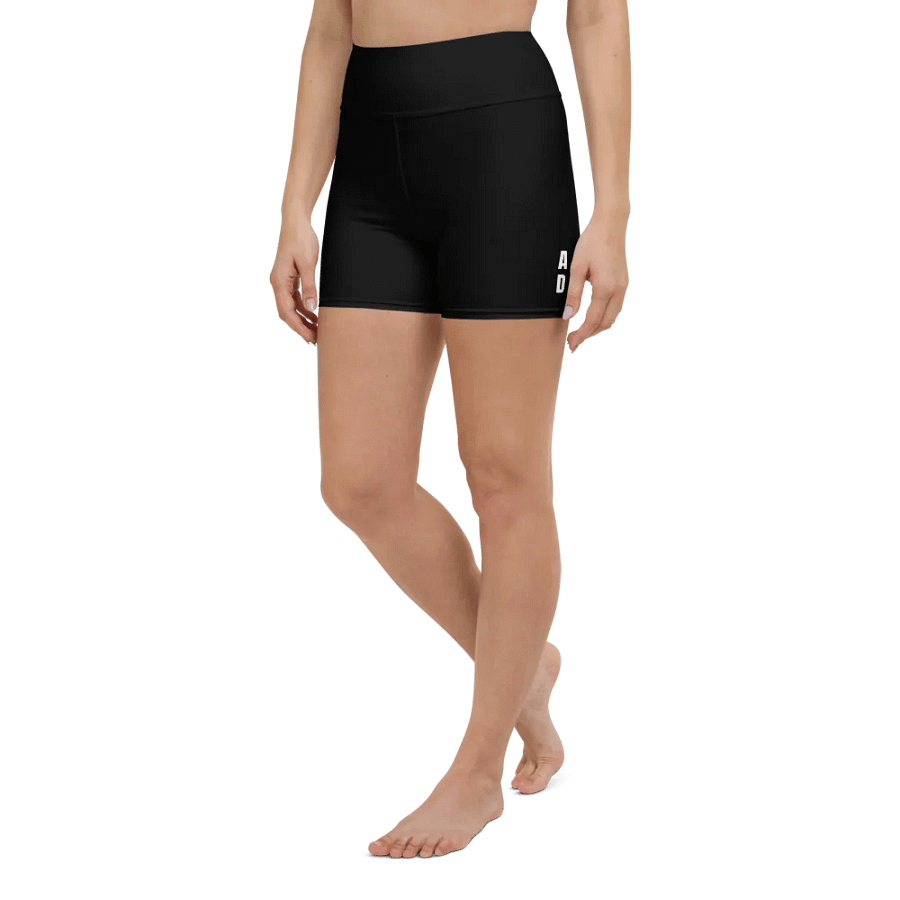 Unisex Black Yoga Shorts product image (6)