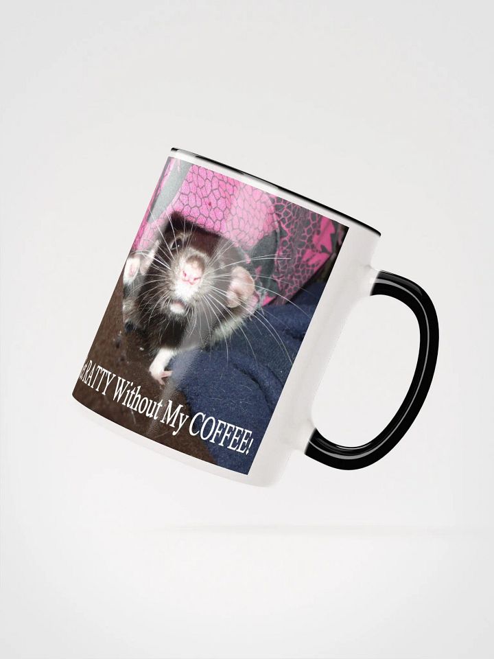I get ratty without my coffee! mug product image (14)