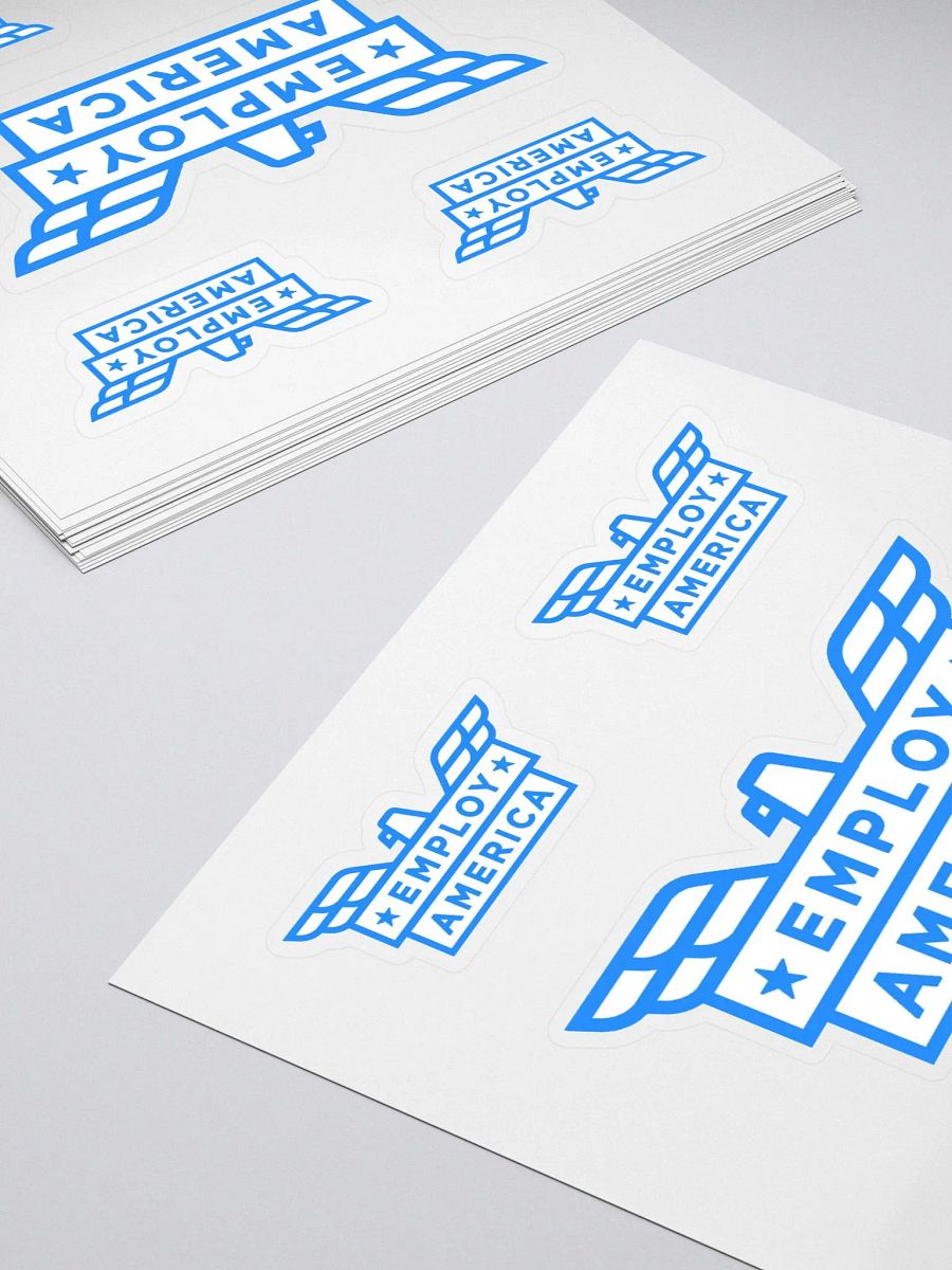 Employ America Logo Sticker Sheet product image (4)