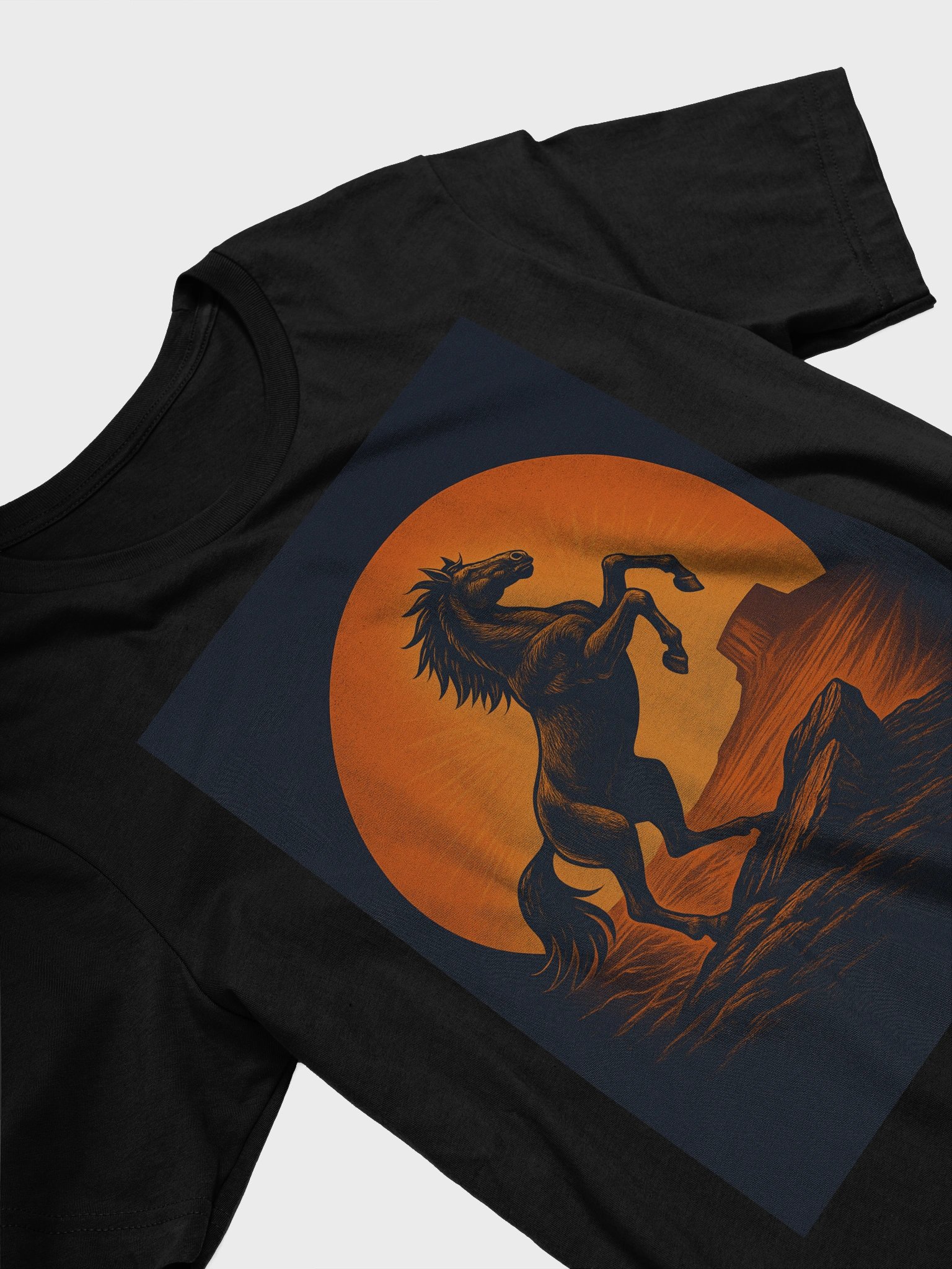 WILD HORSE IN SUNSET product image (3)