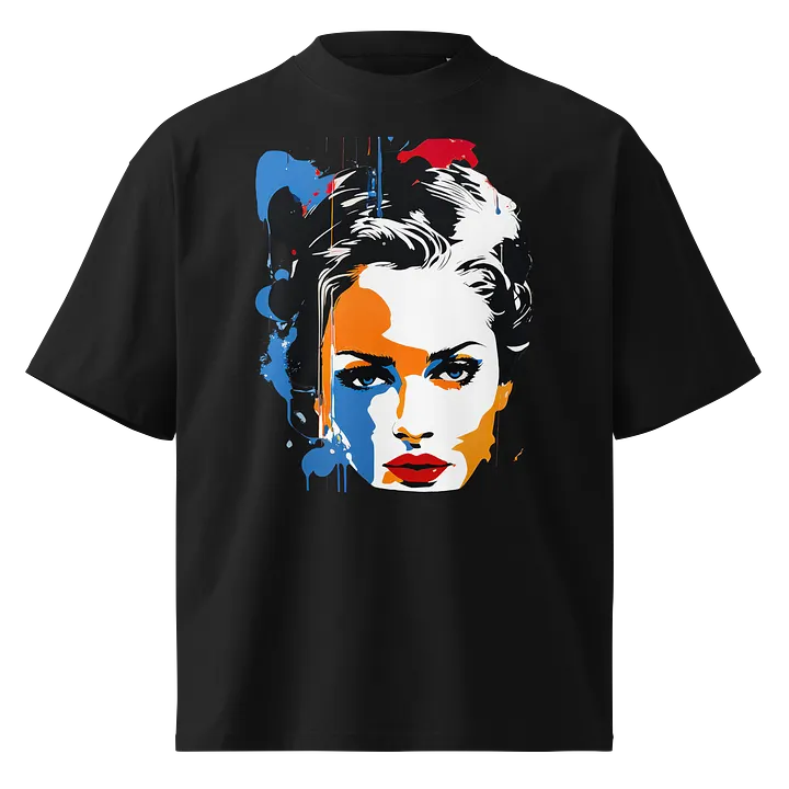 Abstract Girl - Stanley/Stella Unisex Organic Oversized T-Shirt SATU020 product image (1)