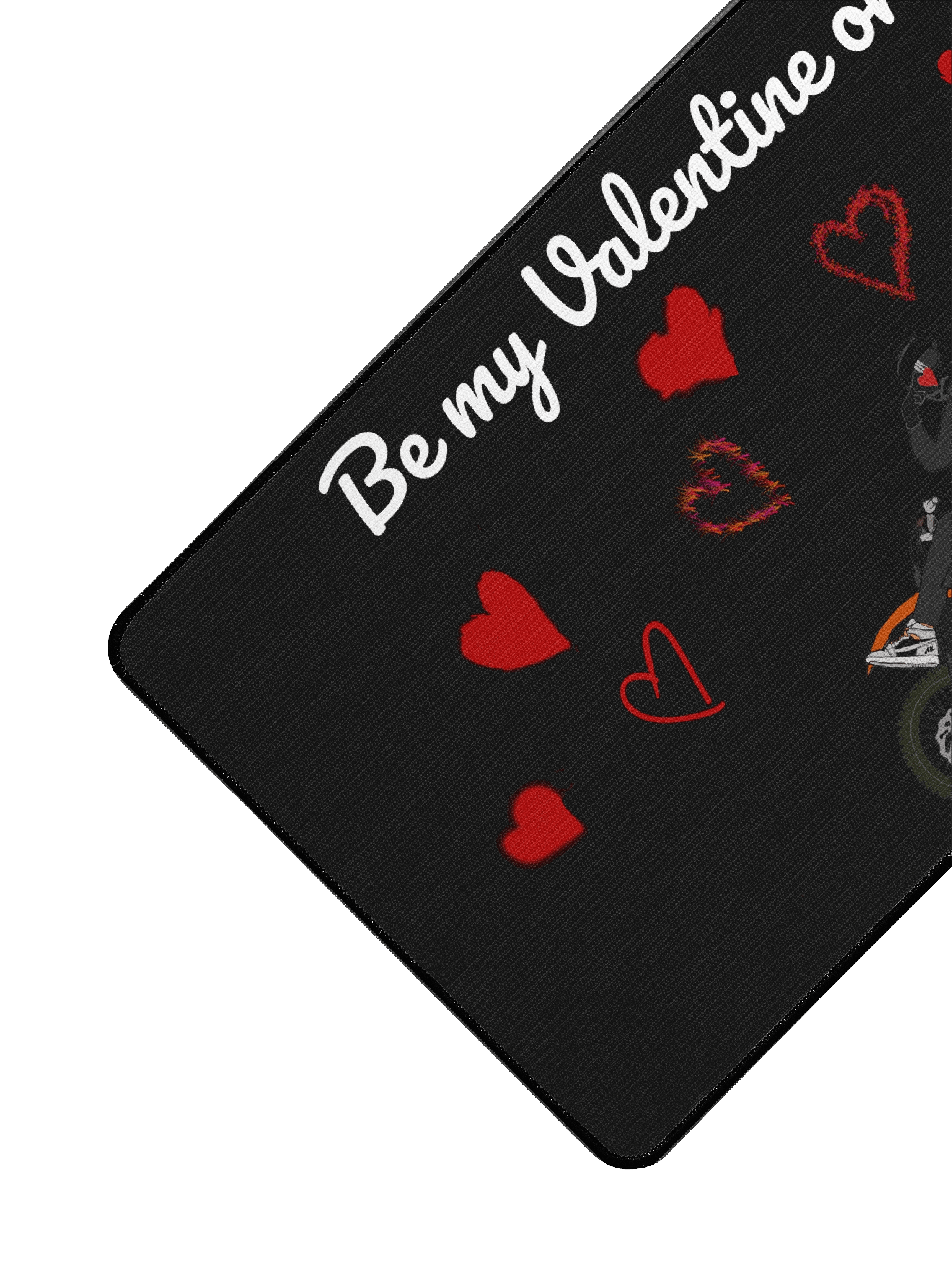 Be my Valentine or else | 31.5 x 15.5 in Mousepad product image (3)